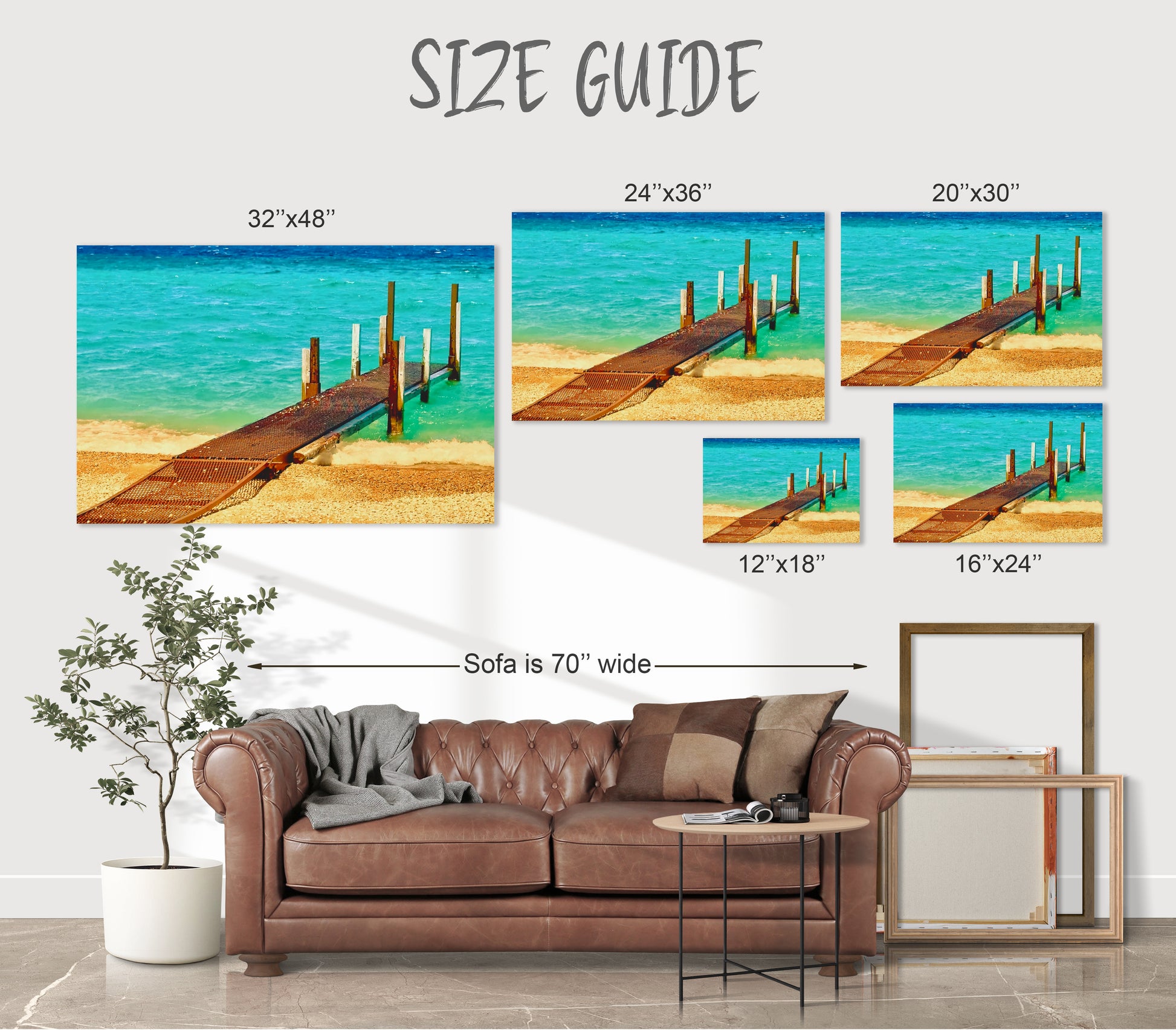 lake pier wall decor, aesthetic lake pier canvas print wall decor