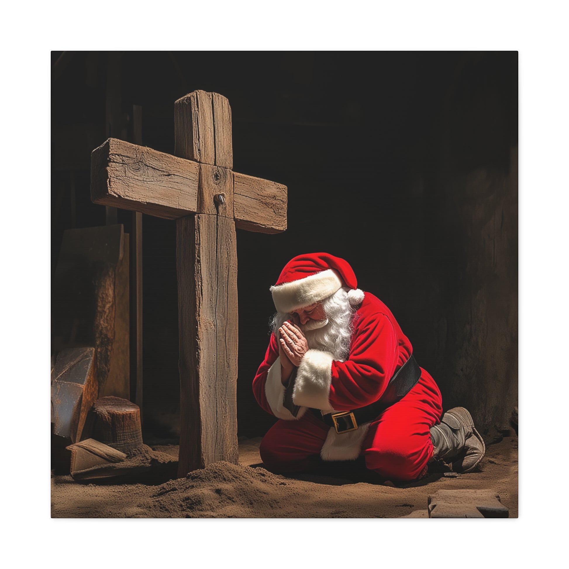 santa claus and jesus decor christmas decoration