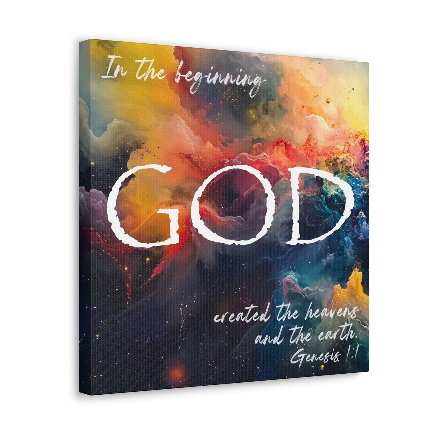 scripture verse wall decor art gifts for Christians in the beginning