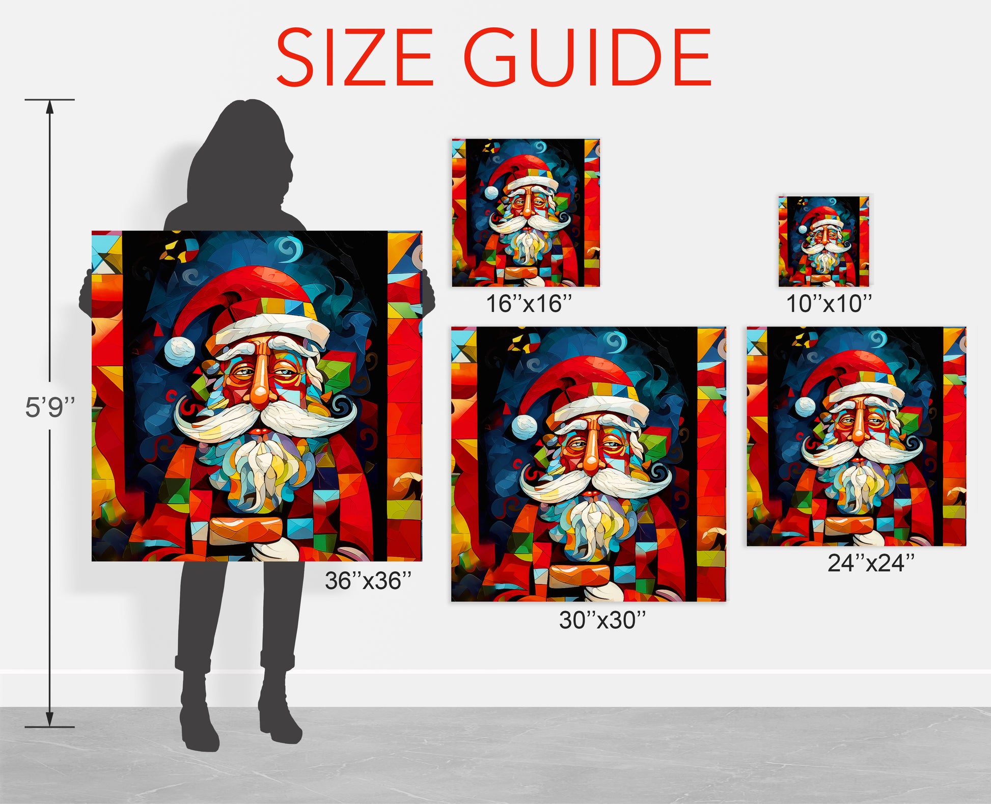 Santa decor Christmas gifts