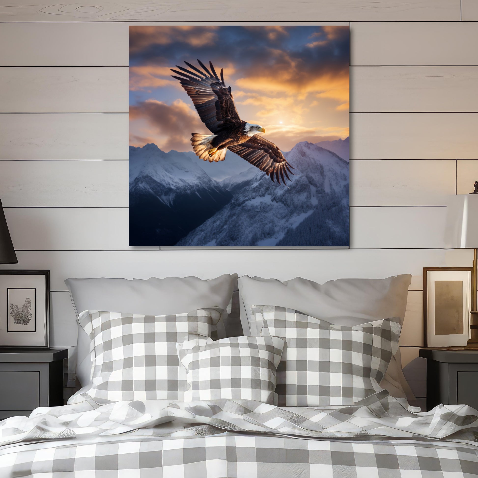 aesthetic eagle art painting