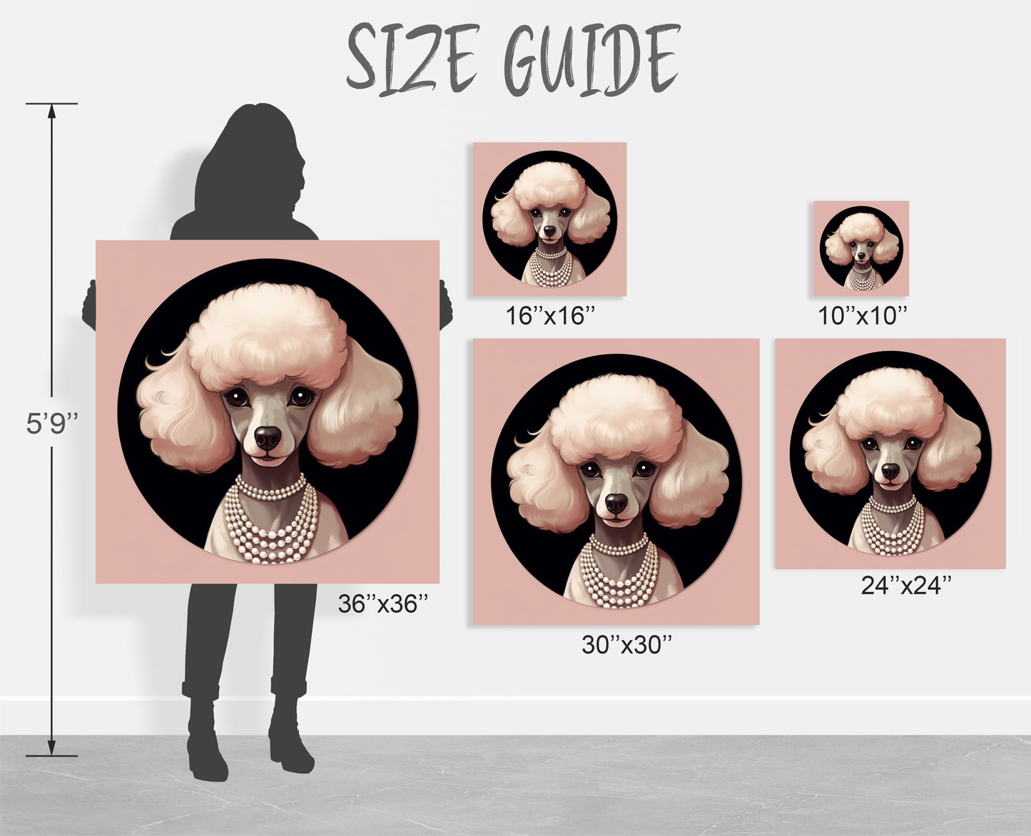 aesthetic poodle decor