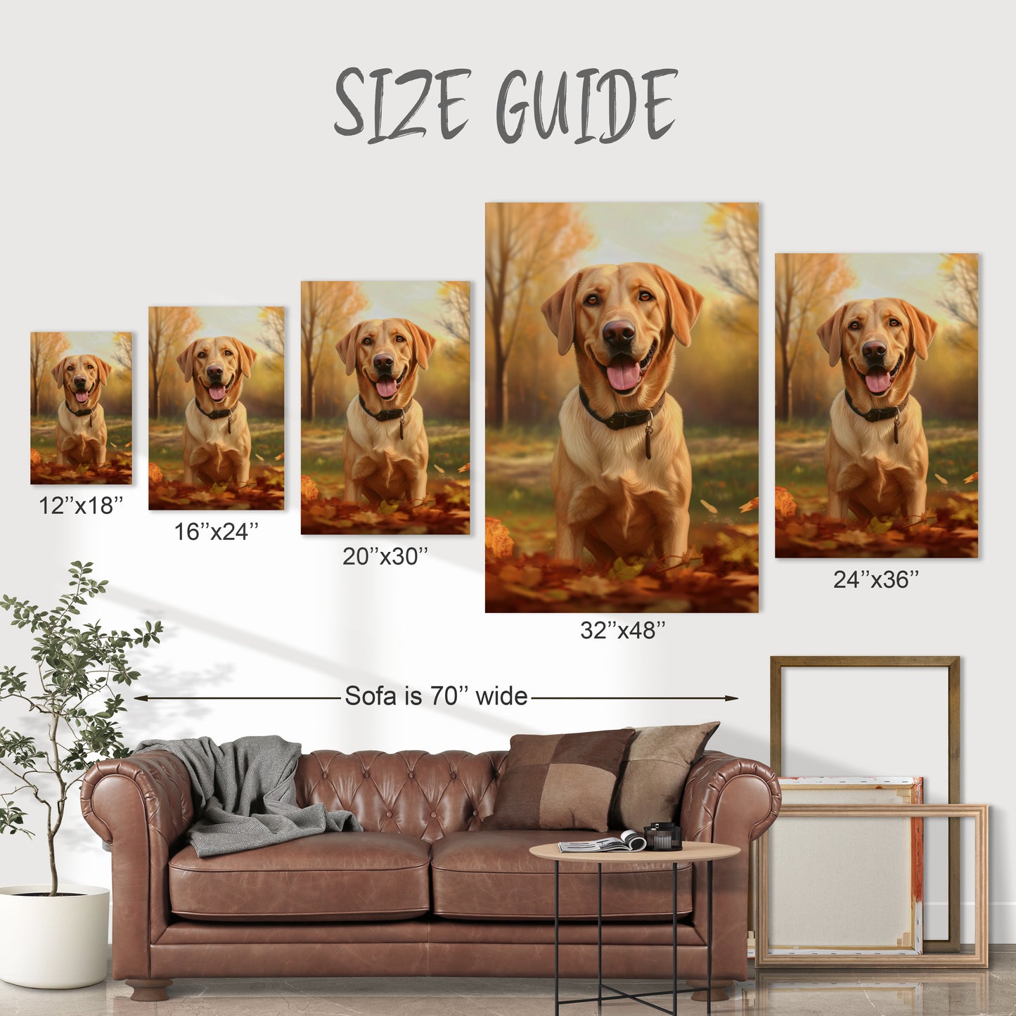 aesthetic golden lab wall decor