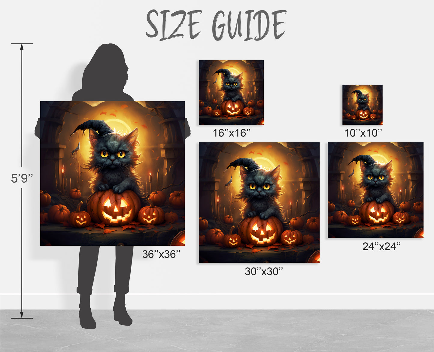 Halloween black cat decorations