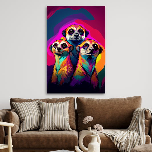 Meerkats aesthetic wall decor