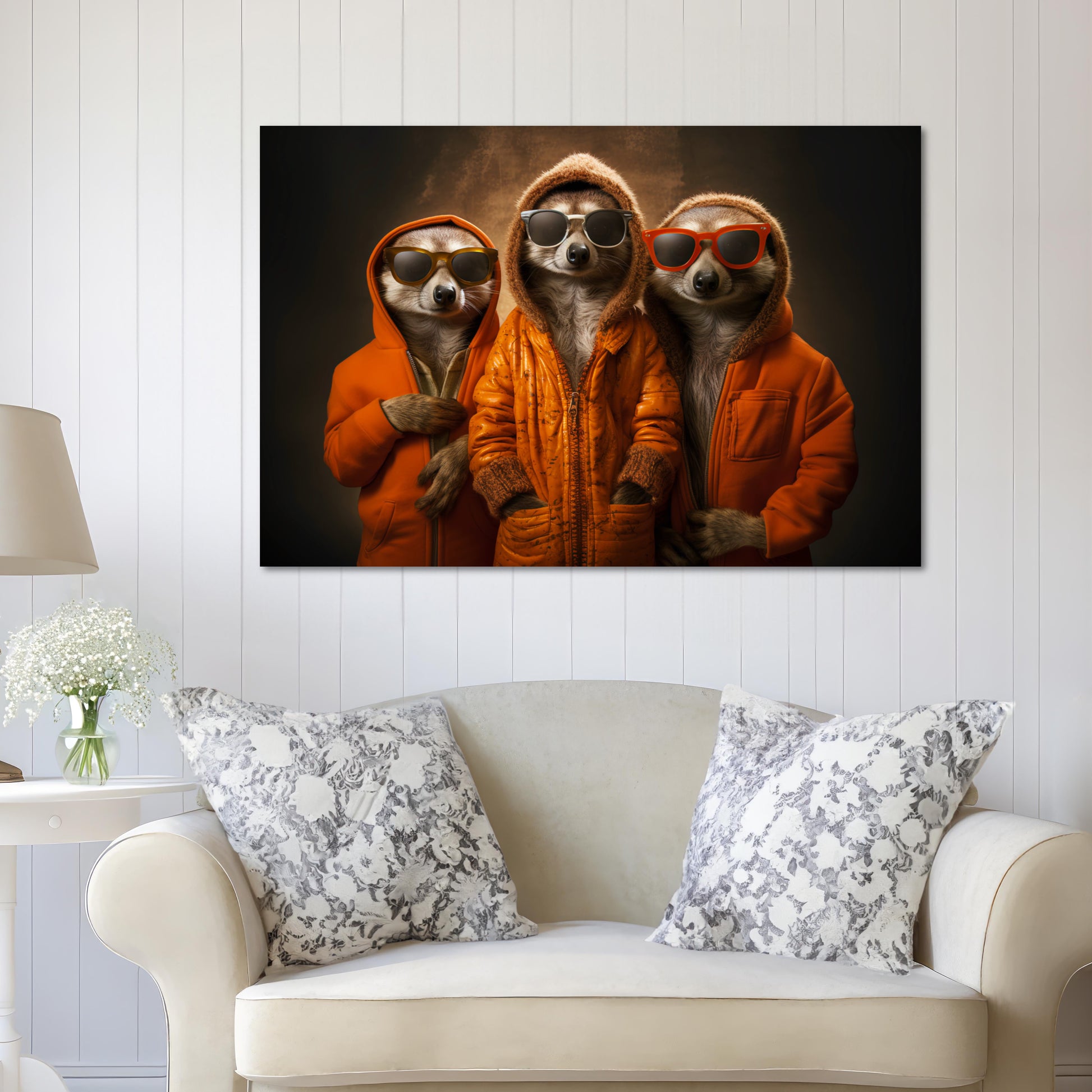 Meerkats aesthetic wall decor