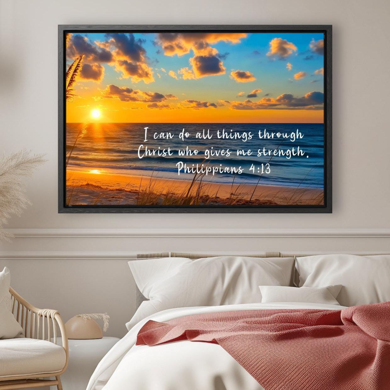 wall decor gifts for Christians philippians 4:13
