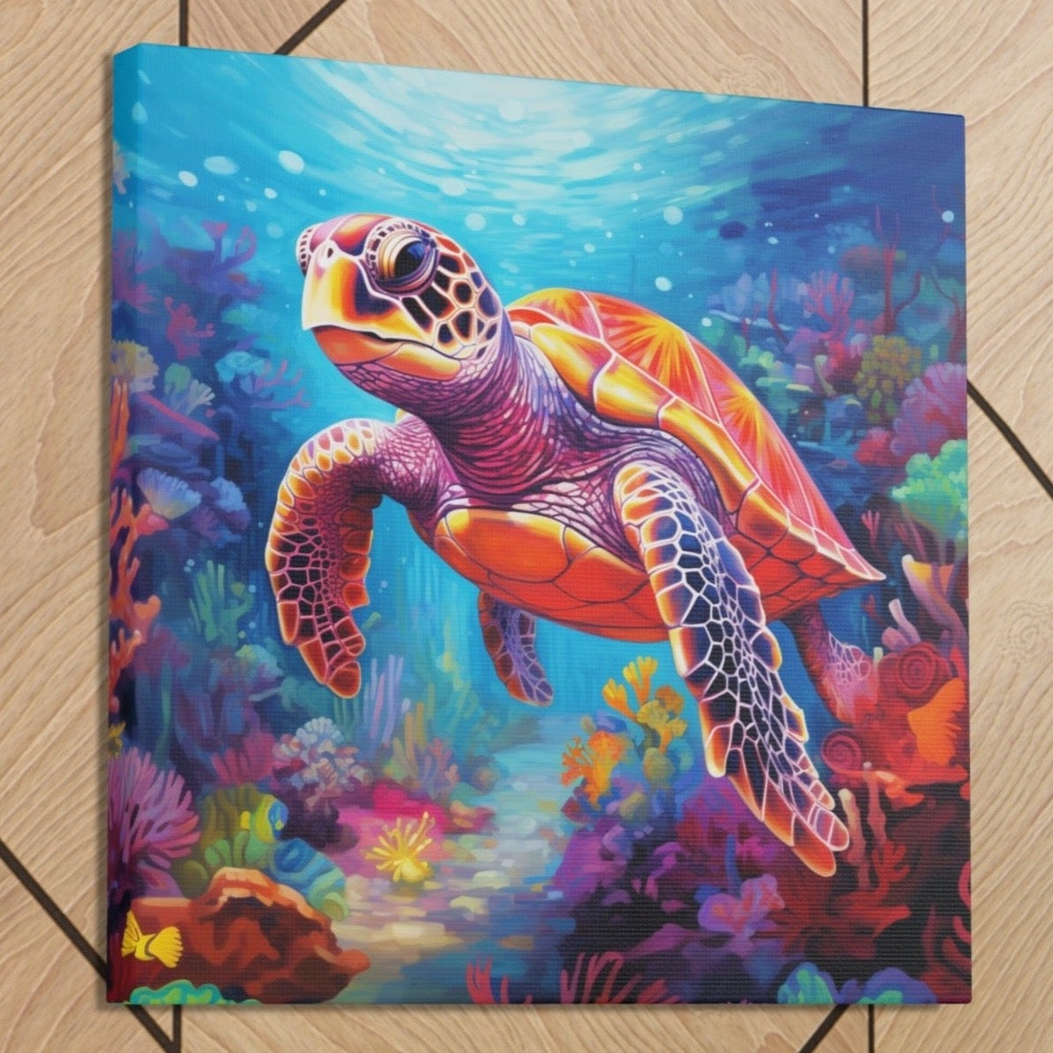 sea turtle wall decor art