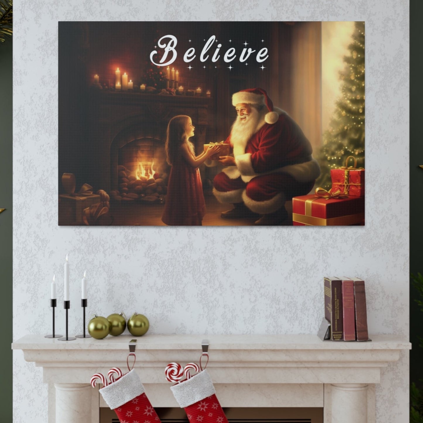 Christmas decoration ideas Santa Claus believe