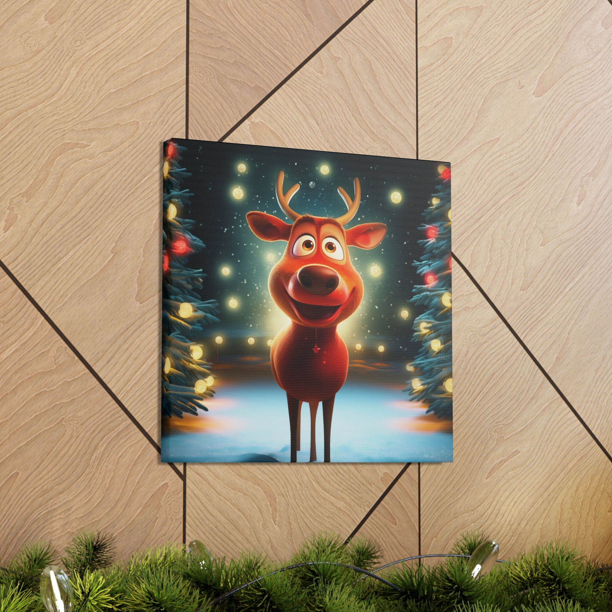 Christmas reindeer art prints