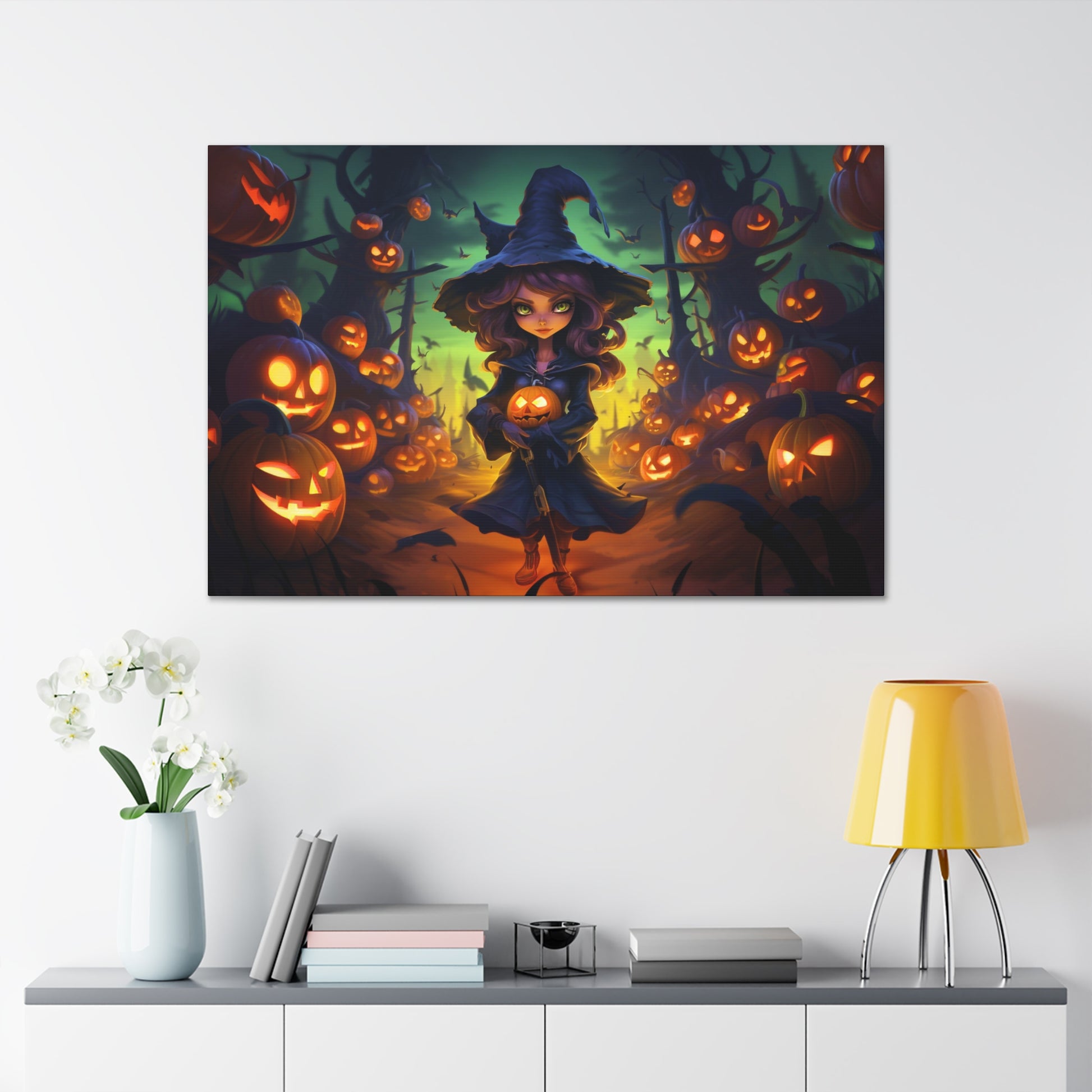 cute witch wall decor