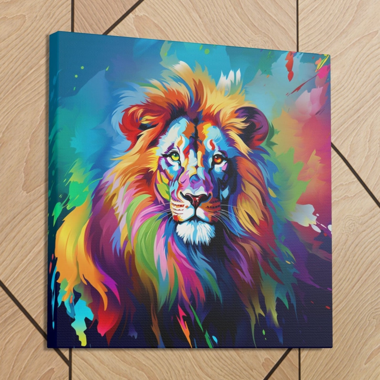 aesthetic lion indoor decor