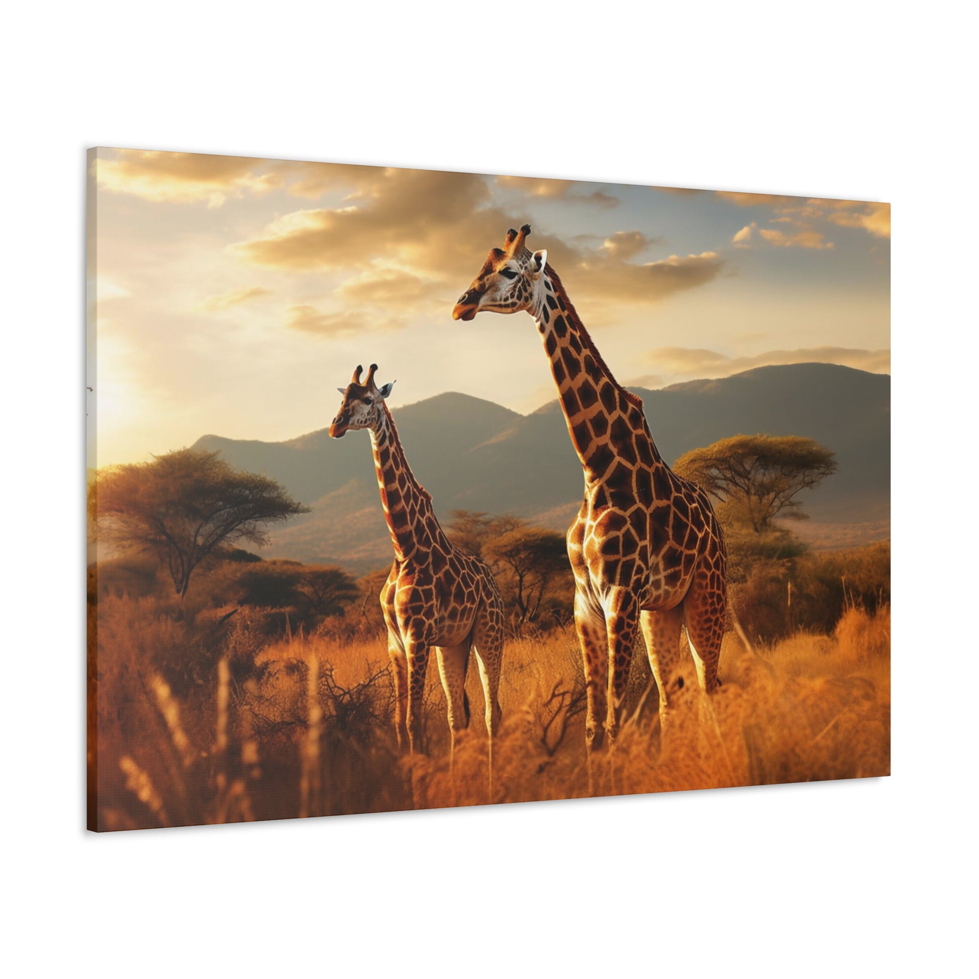 colorful giraffe wall decor, african giraffe painting wall decor