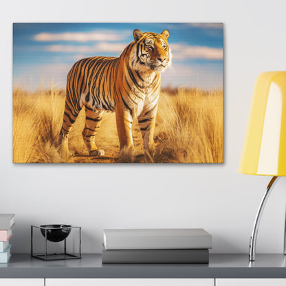 tiger stretched canvas print