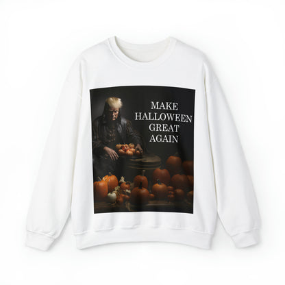 Donald Trump Sweatshirt Make Halloween Great Again Men's Women's Black Grey White Small Medium Large XL XXL XXL Halloween Sweatshirts