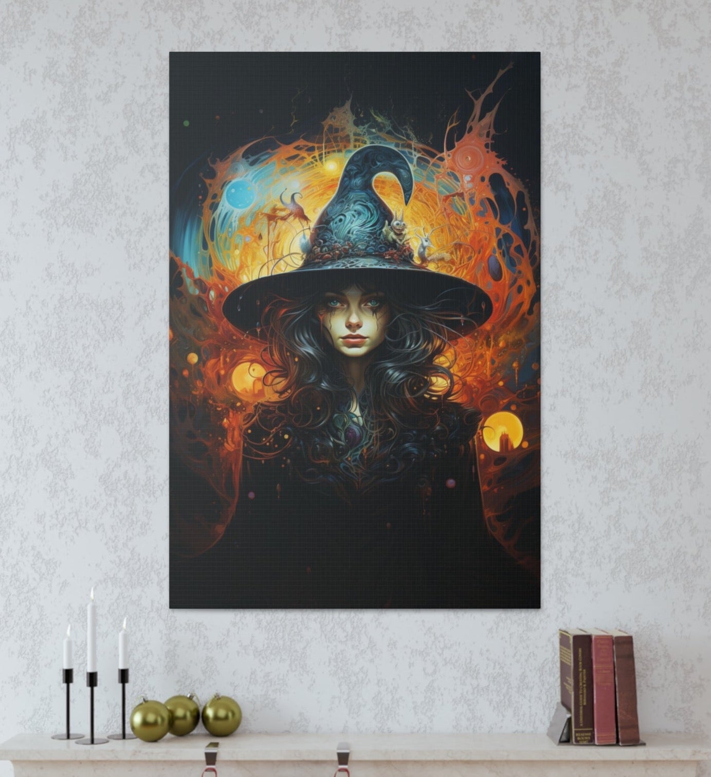 sychedelic witch art prints