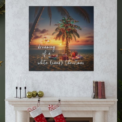 tropical Christmas wall art decor