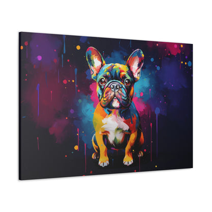 bulldog canvas art picture