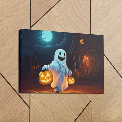 halloween ghost poster art