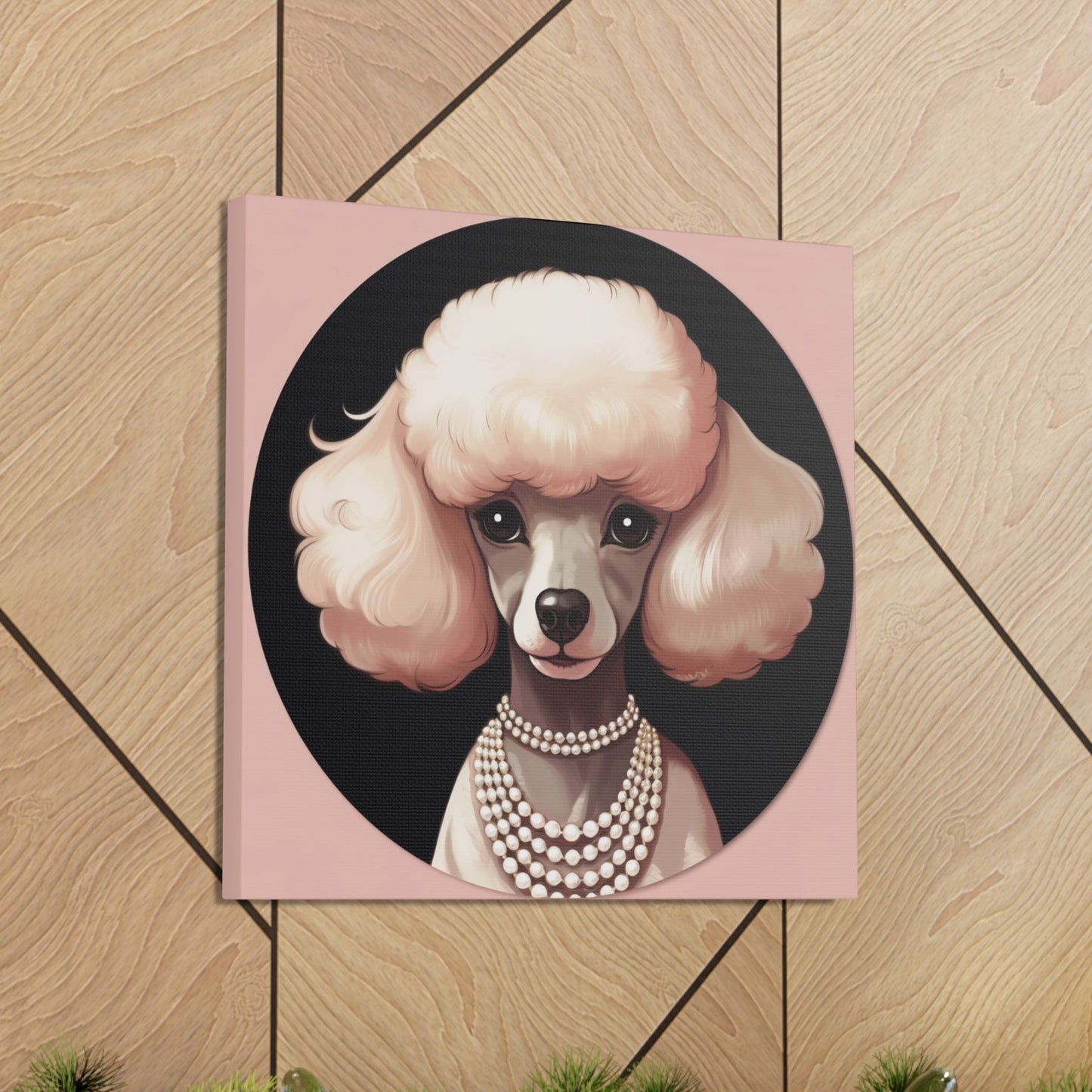 art deco poodle wall decor prints