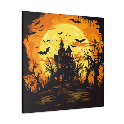 haunted house canvas prints