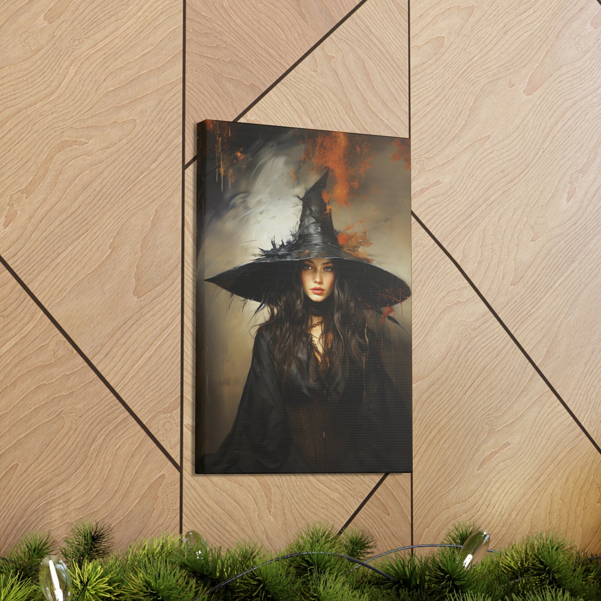 halloween art print witches
