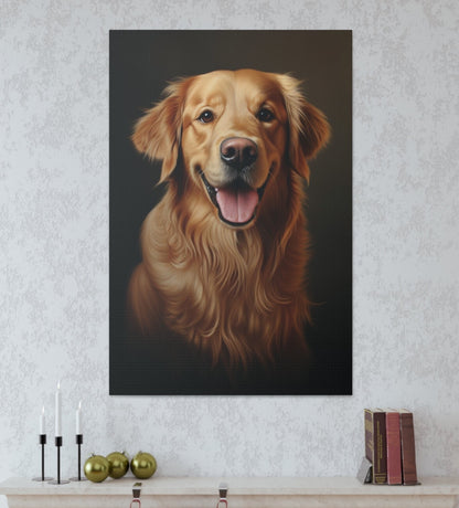 golden retriever dog art prints