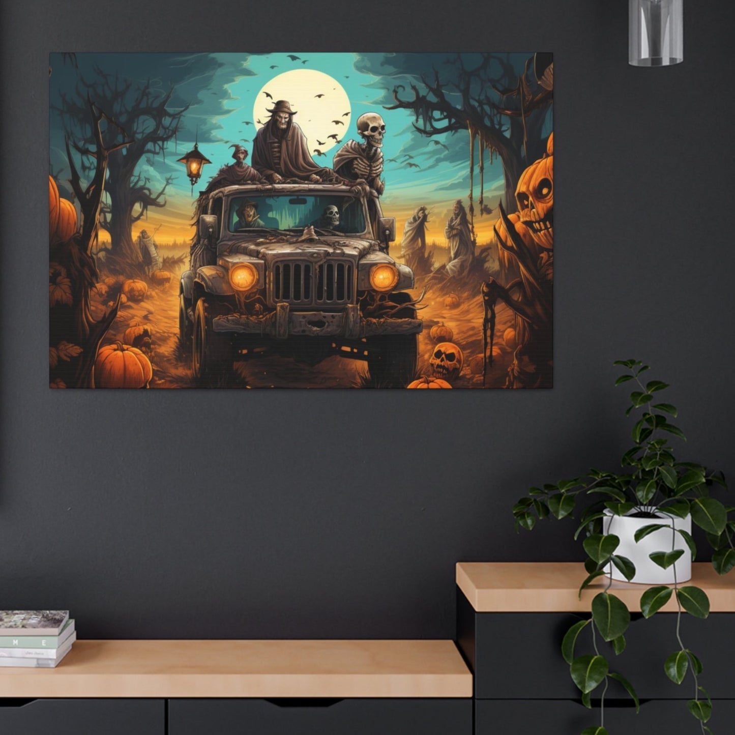 halloween ghost poster art