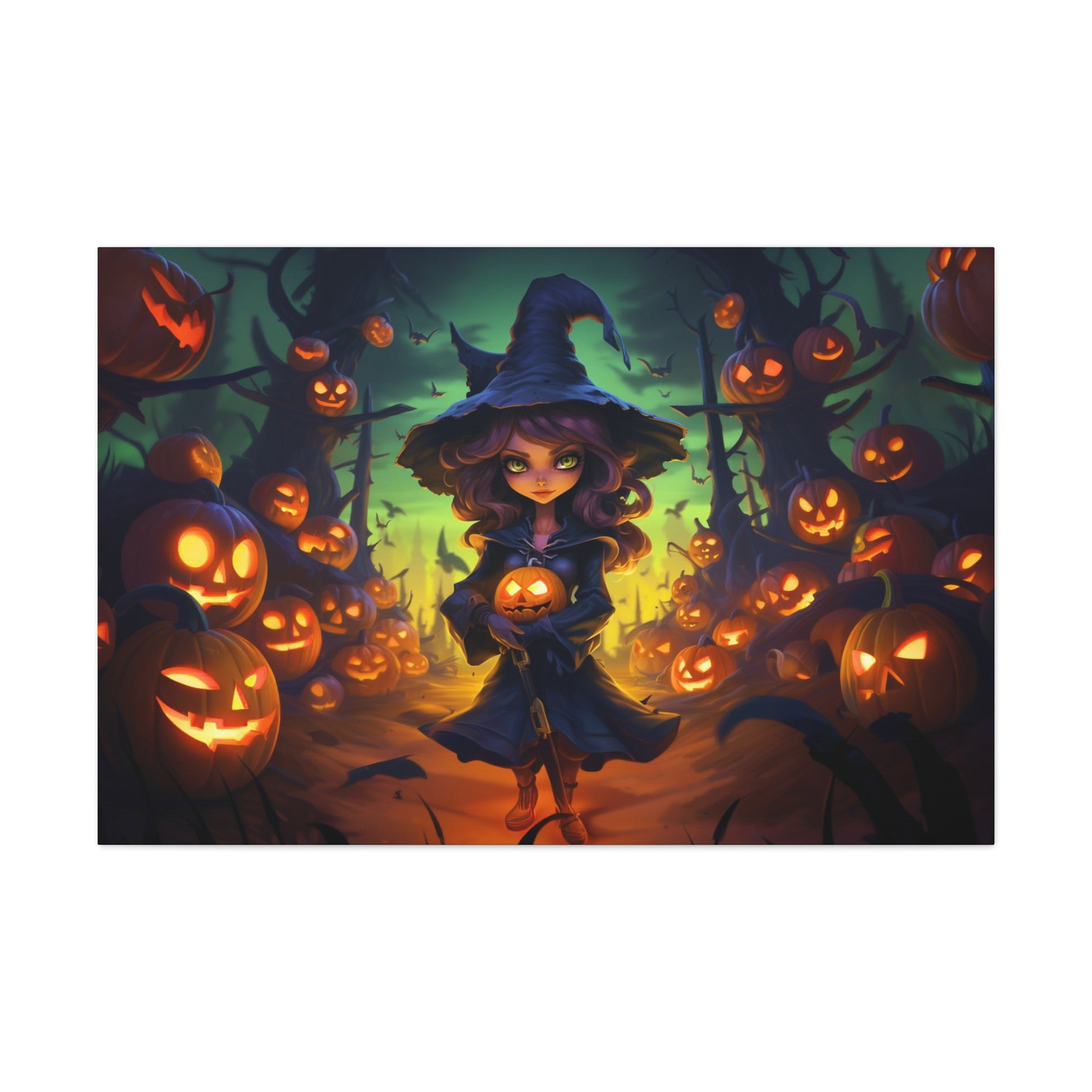 aesthetic halloween witch wall art, halloween wall decor ideas witches