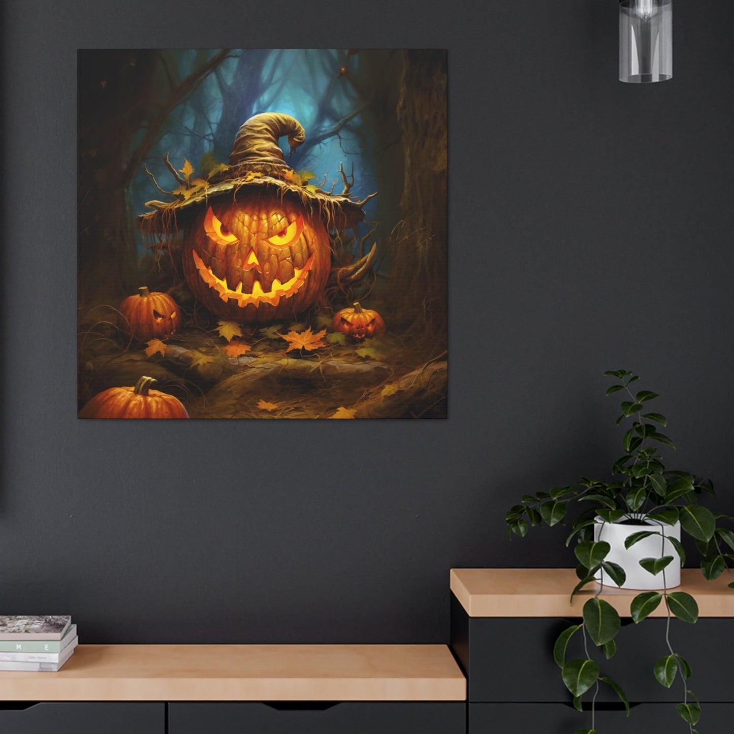 Halloween jack-o-lantern decorations
