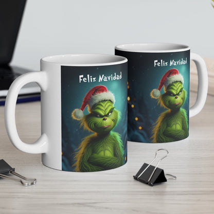 The Grinch Feliz Navidad Ceramic Coffee Mug Grinch Christmas Coffee Mugs