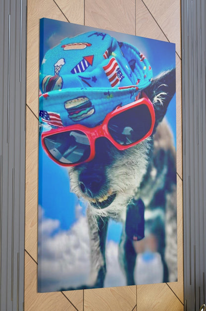 funny dog print art