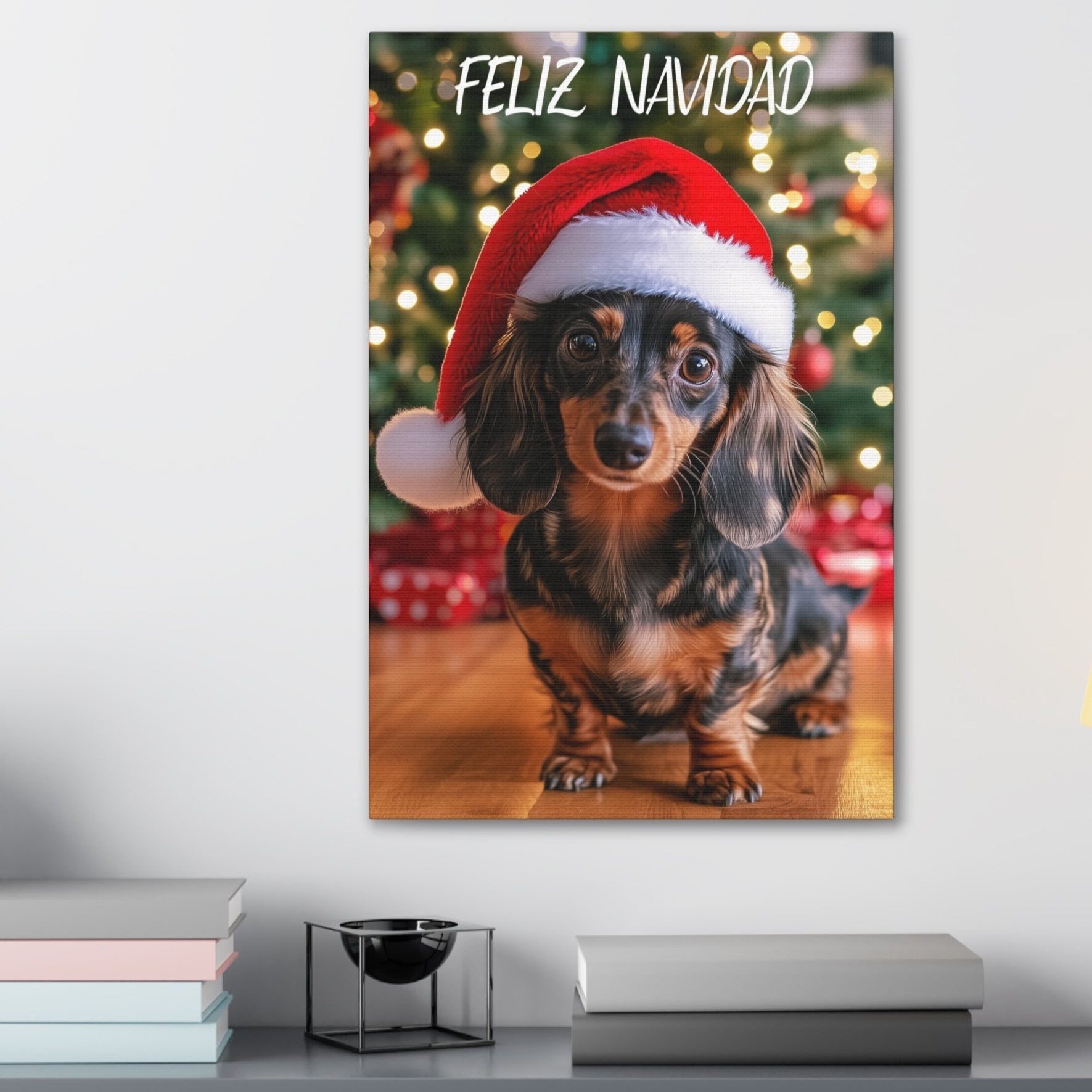 Cute Dapple Dachshunds Christmas decor