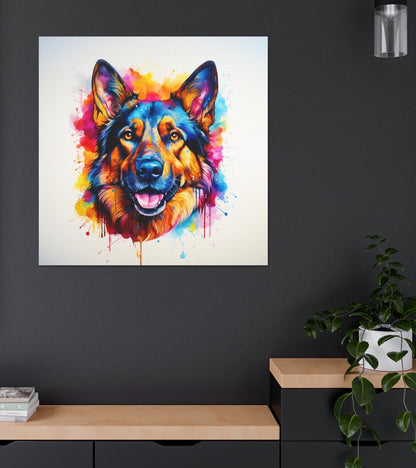 German Shepherd wall art