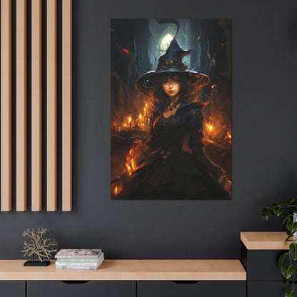 beautiful witch wall decor