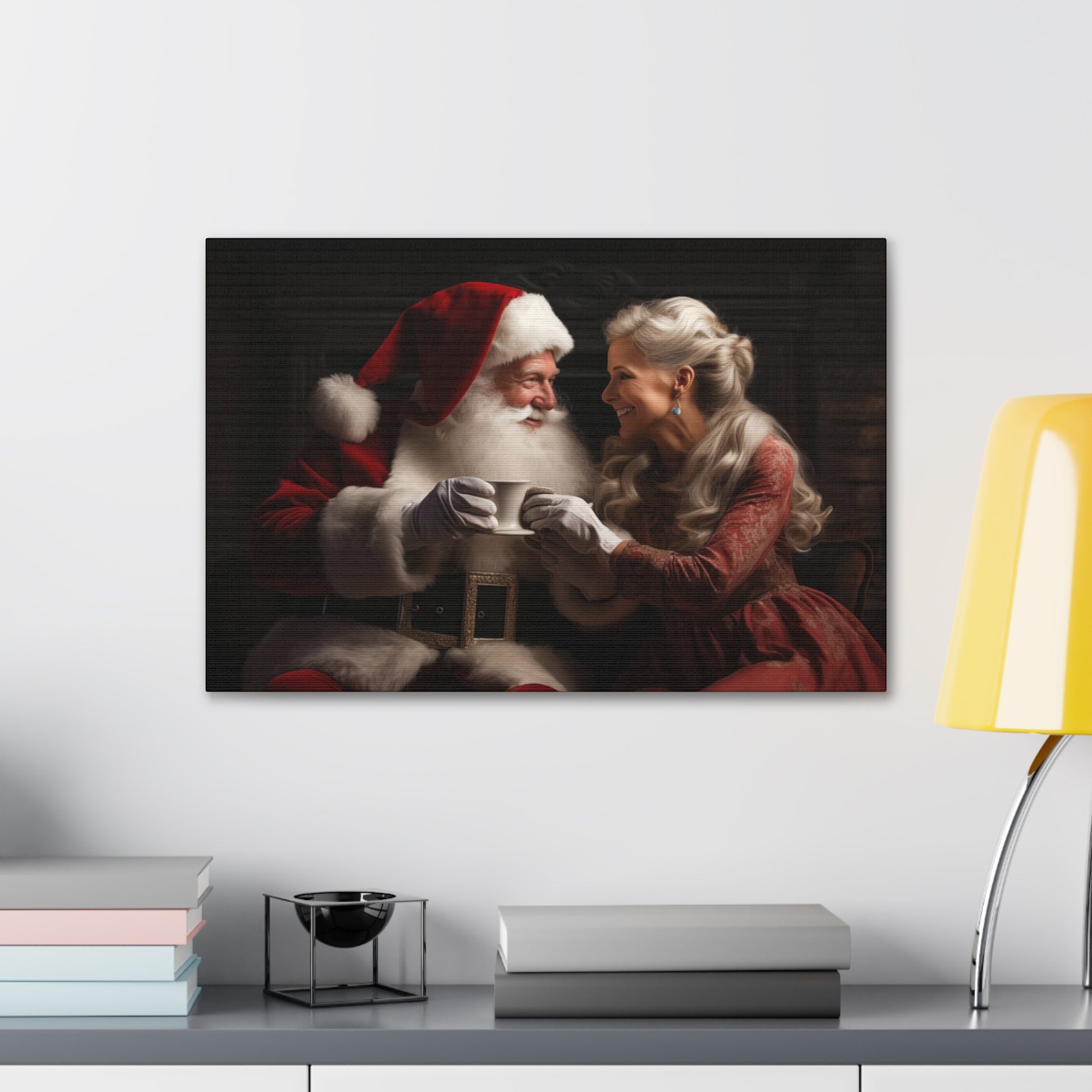 Mr. and Mrs. Claus Christmas wall decorations