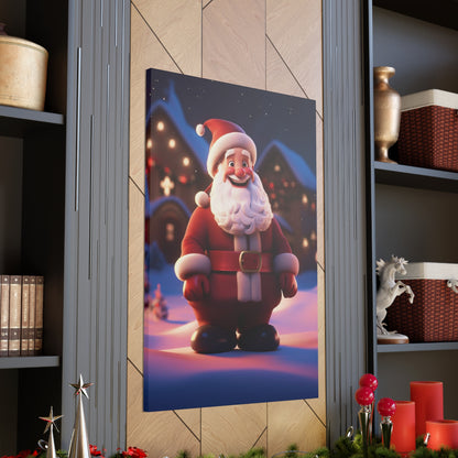 animated santa wall decor art