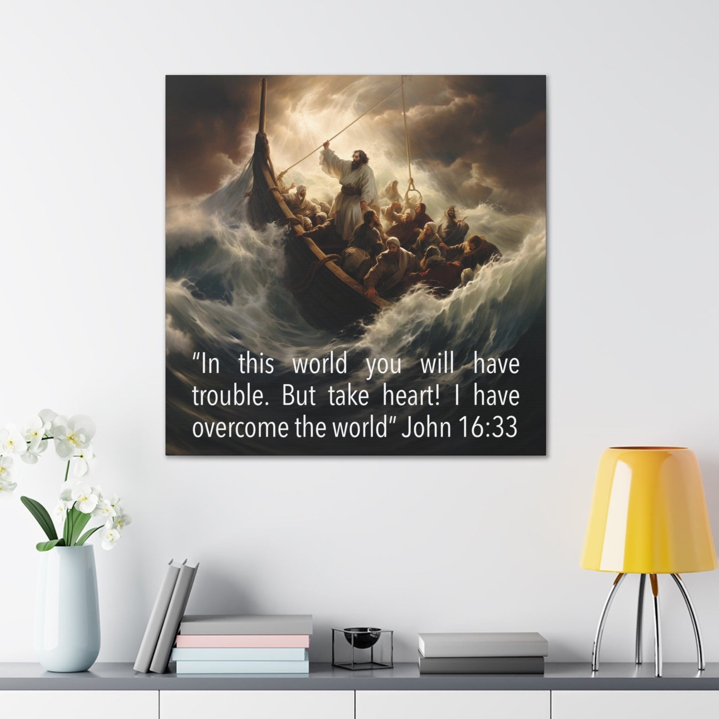 Christian bible verse art decor