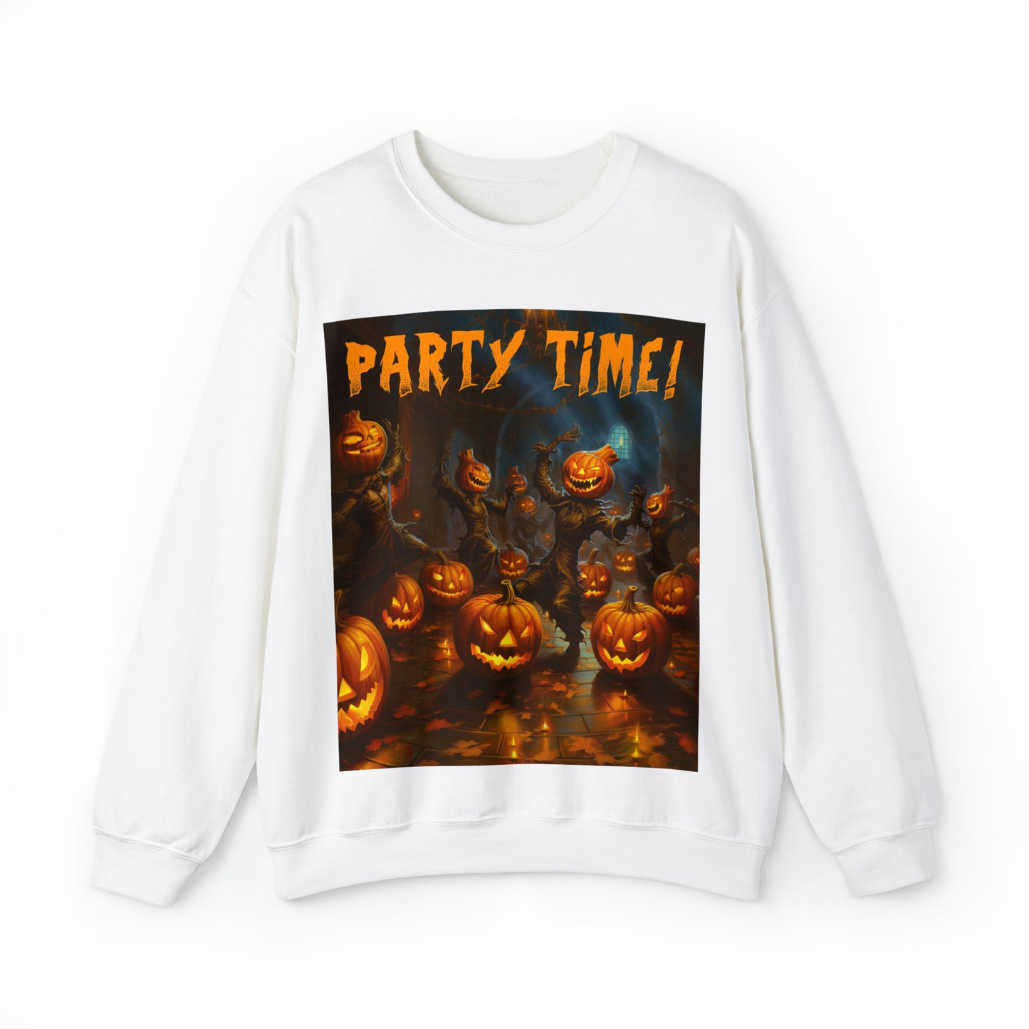Pumpkin Dance Party Halloween Sweatshirt Men's Women's Black Grey White Small Medium Large XL XXL XXL Halloween Sweatshirts