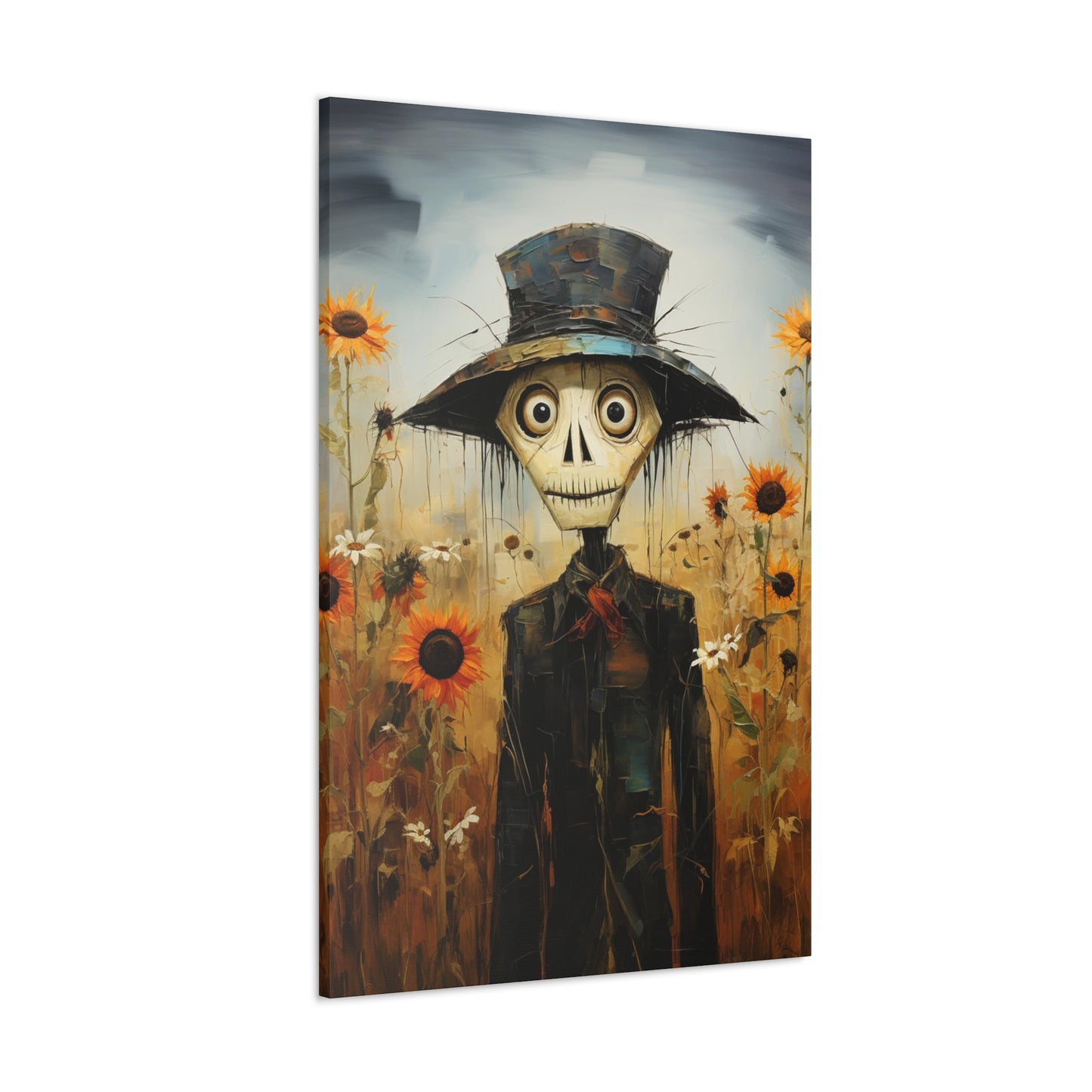 scarecrow Picasso halloween decor indoor
