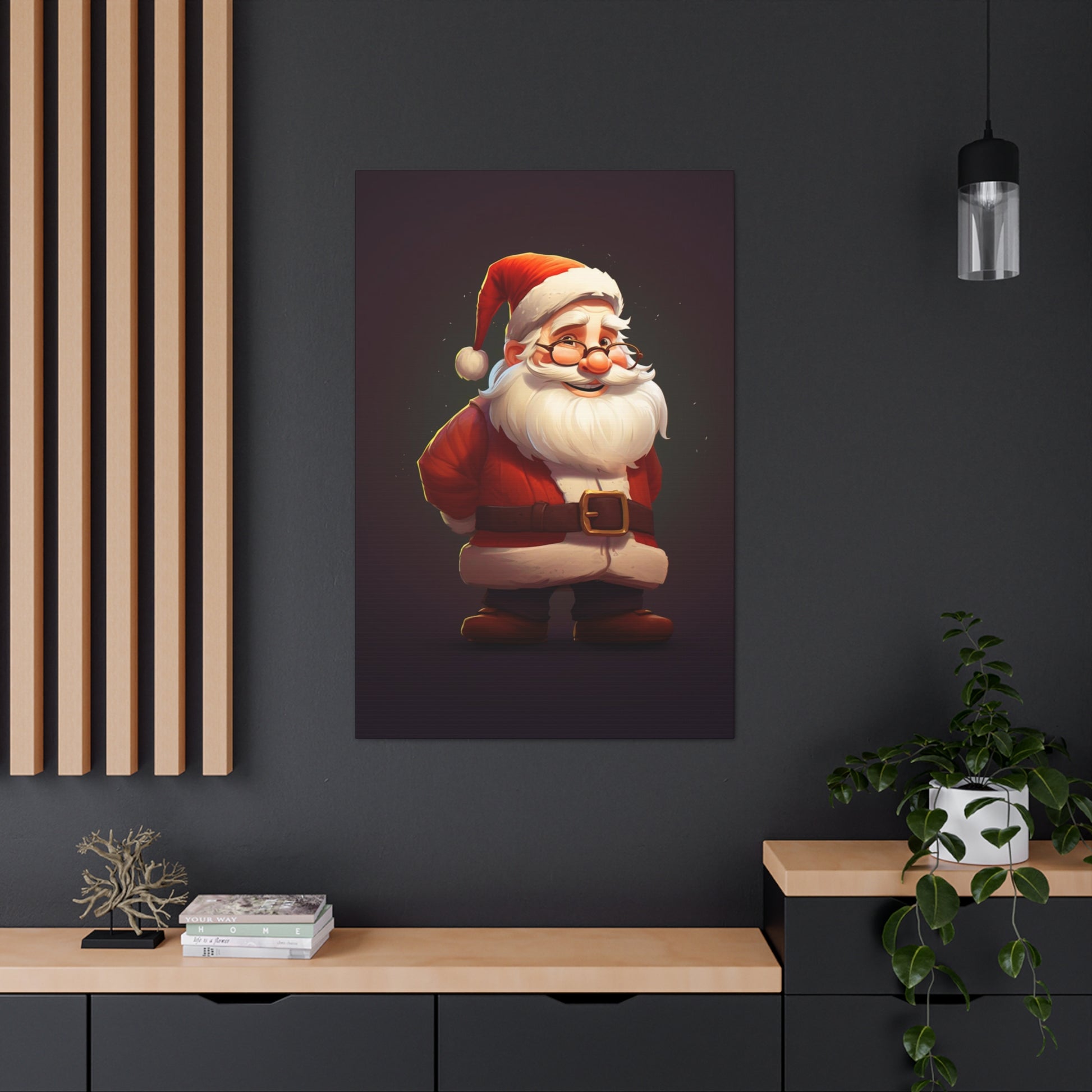 cute Santa Claus canvas print