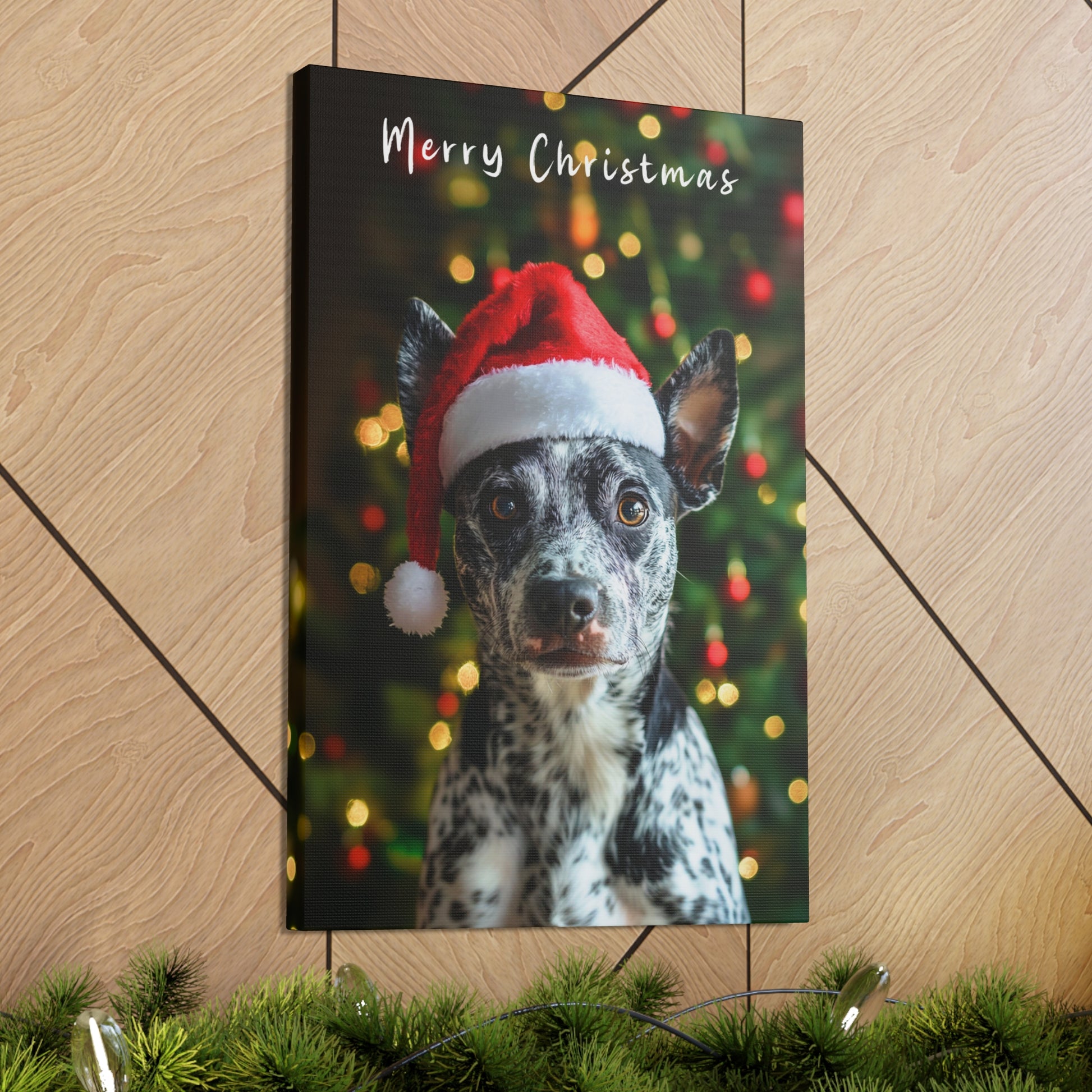 Christmas Australian Cattle Dog wall decor