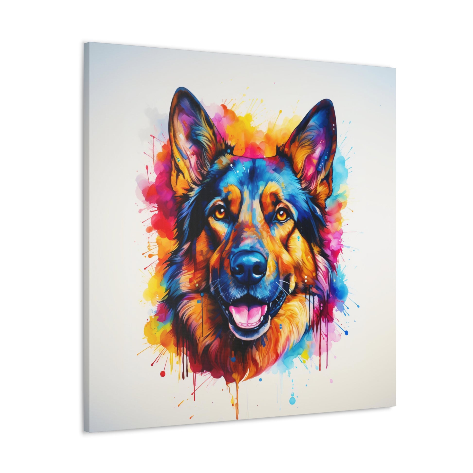 German Shepherd canvas art print