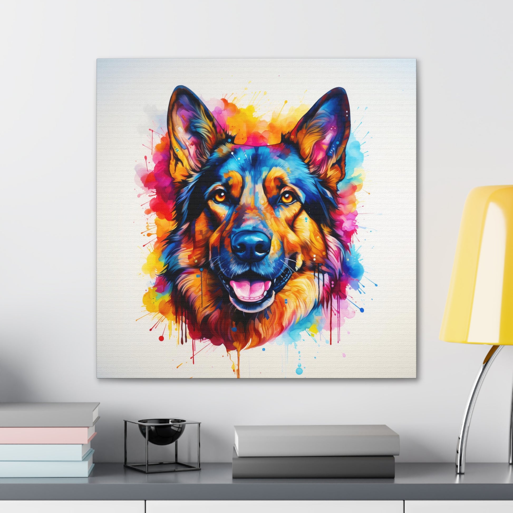 German Shepherd art decor