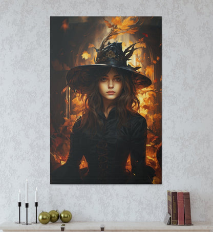 halloween witch art prints