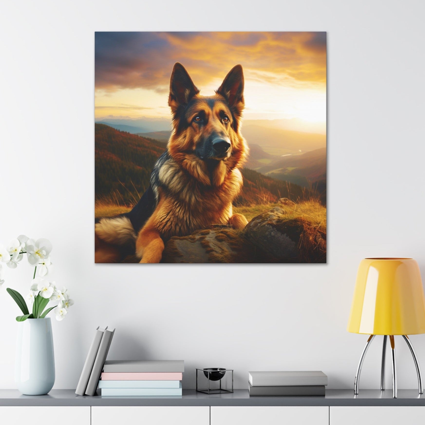 German Shepherd wall art