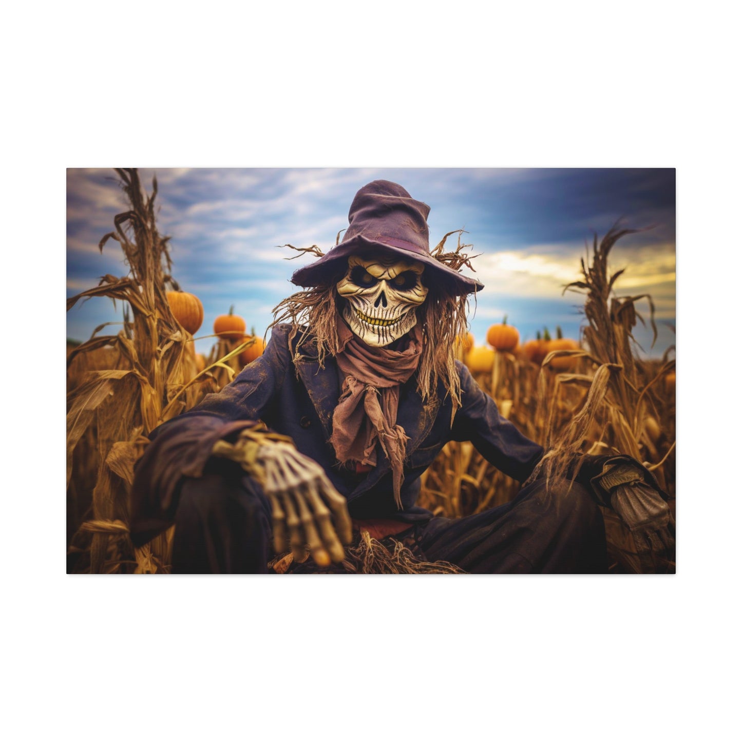 halloween scarecrow art
