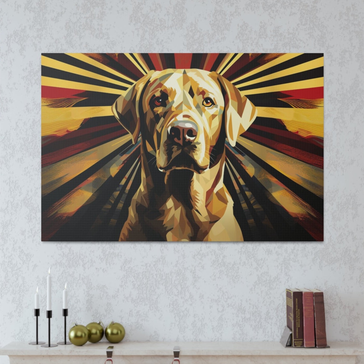 golden lab wall art