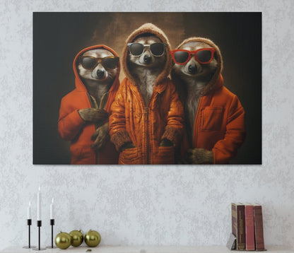 aesthetic Meerkats indoor decor