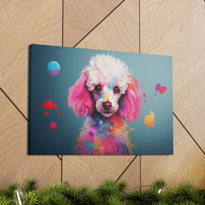 modern art poodles print